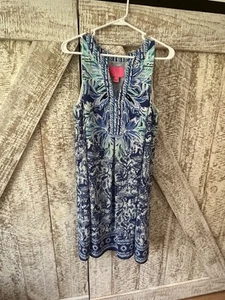 Lily Pulitzer Women’s Sleeveless Floral Shift dress Sz XL - Picture 1 of 6