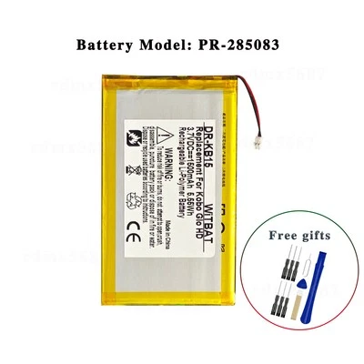 Bateria 1500mAh para Barnes & Noble NOOK GlowLight Plus BNRV510 PR-285083 - Imagem 1 de 4