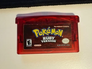 Pokemon Ruby Version (GBA, 2003) Authentic, Tested, Dry Battery EXCELLENT COND - Picture 1 of 3