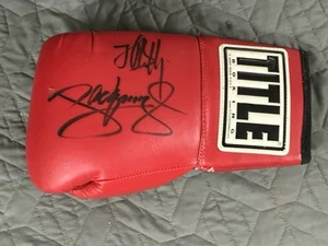 Manny Pacquiao, Joshua Clottey Dual Signed Glove 2010 Autograph JSA COA - Picture 1 of 2