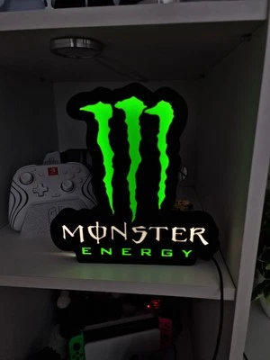 ASTRO Monster Energy Logo Lamp ArtFun LED