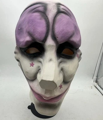HALLOWEEN PAYDAY 2 THE HEIST HOXTON MASK COSTUME PARTY HORROR PROP **READ - Image 1 of 4