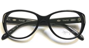 Tiffany TF 2086G 8001 Eyeglasses Glasses Polished Black Silver Logo 54mm No Case - Picture 1 of 7