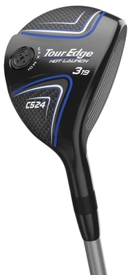 Tour Edge Golf Club Hot Launch C524 19* 3H Hybrid Stiff Aldila Ascent PL 60 New - Image 1 of 4