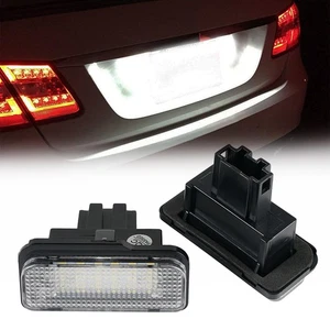 Fit Mercedes W203 5D W211 W219 LED License Number Plate Light 6000K Bright White - Picture 1 of 8