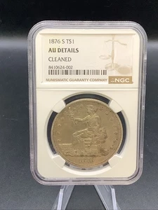 NGC 1876-S Trade Dollar VZ Details T$1 - Bild 1 von 4