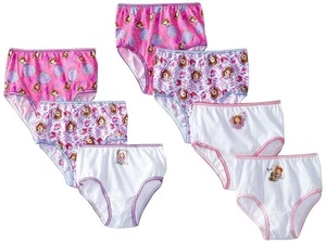 Princess Sofia Girls Panties DISNEY Briefs 7-pack Sizes 4, 6 ADORABLE! NEW! - Picture 1 of 1