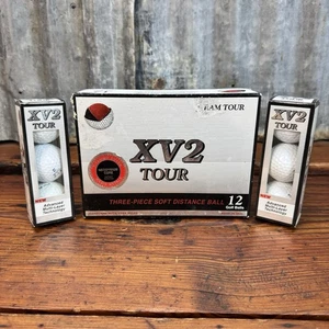 (12) Pelotas de Golf Ram Tour NOS XV2 de Colección Cubierta de Titanio Blanco Distancia Suave EE. UU. - Imagen 1 de 18