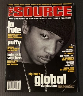 The Source Magazine March 2001 #138 Ja Rule Jadakiss Ludacris Kokane Suga Free - Image 1 of 4