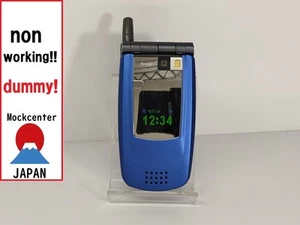 【Factice !】 KYOCERA TK41 (couleur bleu) TUKA-japon téléphone portable qui ne fonctionne pas - Photo 1 sur 3