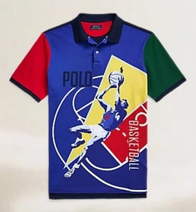 🔥168€🔥Polo Ralph Lauren Classic Fit Basketball Mesh Poloshirt (Größe S) - Bild 1 von 6