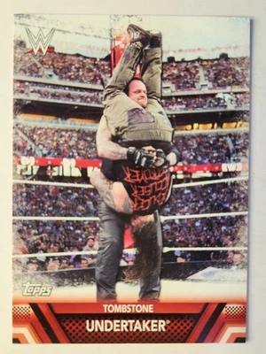 2017 Topps WWE Then Now Forever #F-11 UNDERTAKER FINISHERS & SIGNATURE MOVES - Image 1 of 2