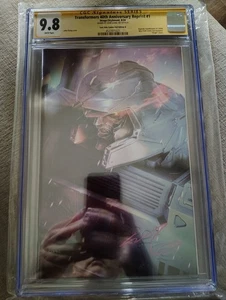TRANSFORMERS 40th ANNIVERSARY #1 CGC SS 9.8 JOHN GIANG SIGNED NYCC FOIL VARIANT - Picture 1 of 4