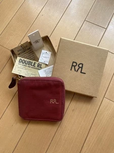 RRL oil cloth Zip-around closure wallet Ralph Lauren New, unused - Picture 1 of 9