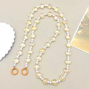 Hanging Decoration Beaded Phone Lanyard Anti-lost Wallet Necklace Chain Bag - Photo 1 sur 14
