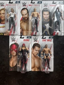 WWE Basic Series 90 2018 Set di 5 action figure Mattel Wrestling Kane/Snag nuove - Foto 1 di 4