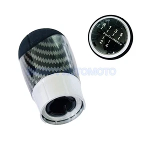New 5-Speed Carbon Performance Alcantara Shift Knob Weighted for BMW E46 E60 E90 - Bild 1 von 6