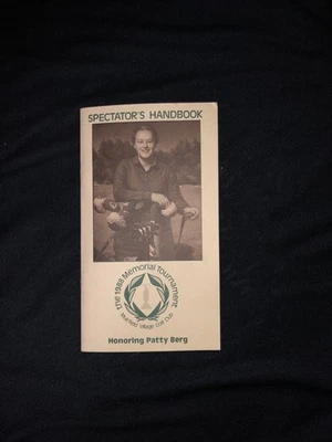 Spectators Handbook 1988 Memorial Tournament Honoring Patty Berg Excellent Cond - Image 1 of 4