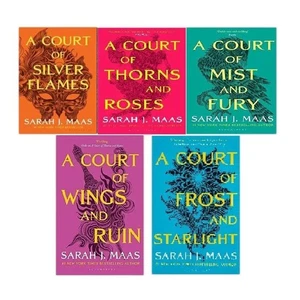 Sarah J Maas 5 book set A Court of Thorns and Roses set New Stock Fast Shipping - Picture 1 of 6