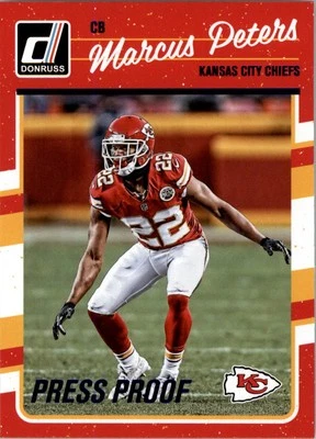2016 Donruss Press Proofs Blue #150 Marcus Peters - FB - Image 1 of 2