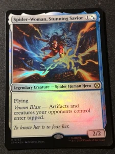 Spider-Woman, Stunning Savior - Foil - SPM - MTG - EN - NM - 0152 - Picture 1 of 1