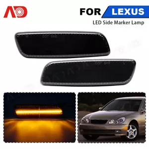 2x LED LED Bumper Side Marker Light ForToyota Lexus Scion IS300 IS300 98-05 GS40 - Foto 1 di 14
