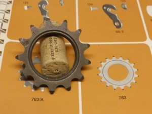 Campagnolo vintage años 70 - #763 - 13t. - 1/2 X 1/8" Track Cog - "NUEVO DE LOTE ANTIGUO" - Imagen 1 de 2