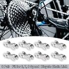 8 Pair 6 7 8 Speed Master Chain Link with Removal Tool for Bike Silver Tone