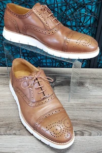 Armin Oehler Fremont Oxford Brogue BRAUN LEDER ELEGANT SNEAKER HERREN GRÖSSE 10,5 - Bild 1 von 19