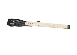 Electric Guitar Practice Portable Travel 82CM 1.6KG Black Matte Sapele Mahoga... - Picture 1 of 6