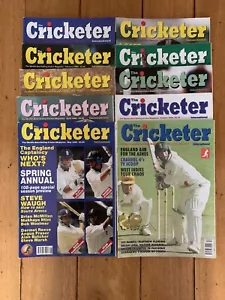 The Cricketer Magazine 1998 (10 Issues) Excellent Condition pre-owned - Picture 1 of 1