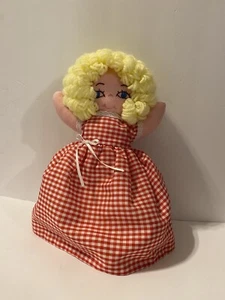 Reversible Topsy Turvy Sleeping Awake Story Doll Yellow Blond Grannycore Toy - Picture 1 of 3
