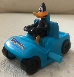 Wendy's Kids' Meal Toy 2003 Looney Tunes: Back in Action - Daffy Duck in Cart