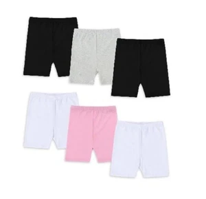 Wonder Nation Toddler Girls' 6-Pack Play Shorts Size 4T-5T - Picture 1 of 3