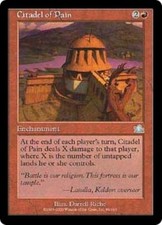 WOTC MtG Prophecy Citadel of Pain (U) EX