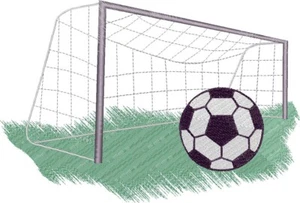 Stickdatei/Embroidery Fussball Tor #018 - Bild 1 von 1