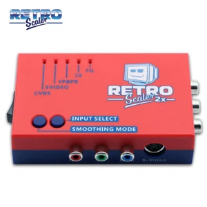 Retro Game Upscaler PS2 N64 NES SNES RetroScaler 2x AV, RCA ou S-Vidéo vers HDMI - Imagen 1 de 8