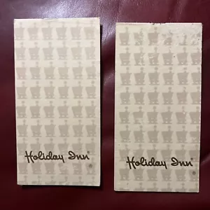 Vintage Holiday Inn Guest Room Notepads Lot Of 2 - Picture 1 of 4