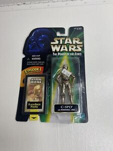C-3PO / Biggs Darklighter Wars Power of the Force Figures New In Boxes (2) 90’s