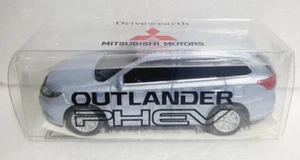 Mitsubishi OUTLANDER PHEV LED Light Model Car Light Blue Metalic imited Pullback - Picture 1 of 10