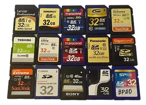 Random 32GB SDHC Secure Digital Memory Card SD Nintendo 3DS - Picture 1 of 1