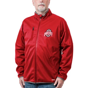 Franchise Club Ohio State Buckeyes Scarlet Softshell Full-Zip Jacket - Picture 1 of 3
