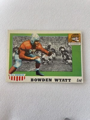 1955 Topps All American #77 Bowden Wyatt/ Great Card! - Image 1 of 2