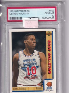1991 91-92 cubierta superior East All-Star * Dennis Rodman #457 * gema como nueva PSA 10 - Imagen 1 de 1