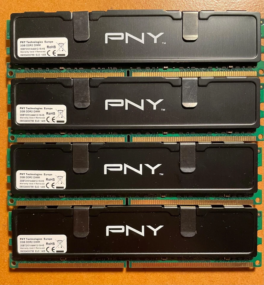 PNY PC2-6400 1 GB DIMM 800 MHz DDR2 SDRAM Memory (MD1024SD2-800) - Image 1 of 1