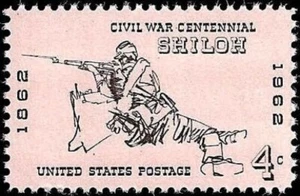 1962 Battle of Shiloh 4 Cent US Briefmarke Scott #1179 postfrisch - Bild 1 von 1