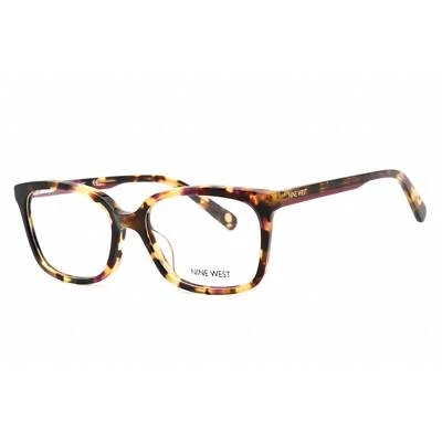 Nine West Women's Eyeglasses Plum Tortoise Plastic Rectangular Frame NW5178 515 - Image 1 of 2