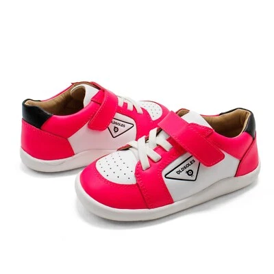 Toddler Shoes Old Soles Fit Ground White Pink Baby Girl Sneaker Shoes NEW - Image 1 of 4