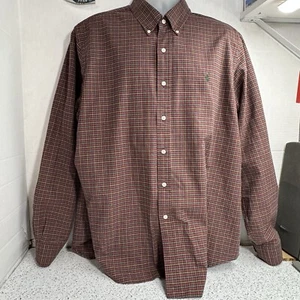 Ralph Lauren Blue Label Hemd Herren XXL kariert Langarm Button Down Kragen - Bild 1 von 7