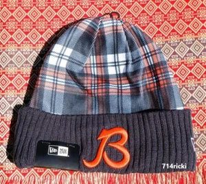 2024 NFL On Field Chicago Bears New Era Knit Cuffed Beanie Hat Official - Picture 1 of 3